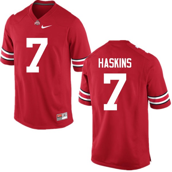 Ohio State Buckeyes #7 Dwayne Haskins Men Embroidery Jersey Red